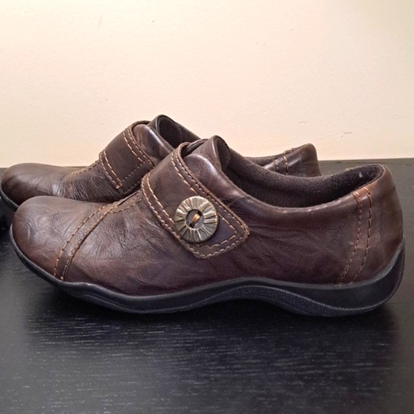 Clarks Women's Artizan Kessa Leather Shoes Brown Size 5 - Picture 5 of 13